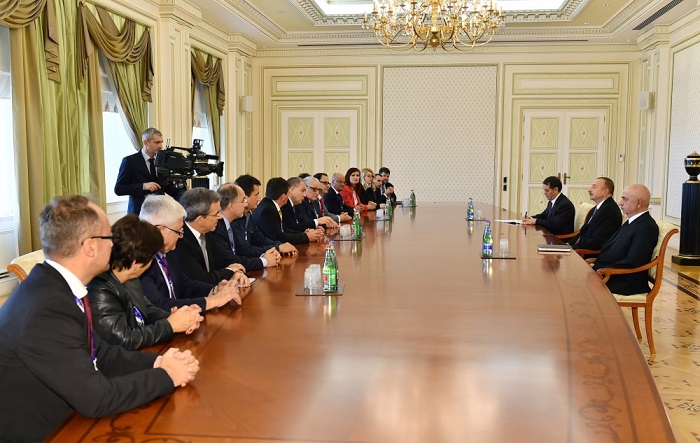 Aliyev received European Academy for Elections Observation mission